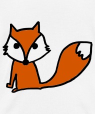 190x228 Fox Drawing Kiddo Shirts - Baby Fox Drawing