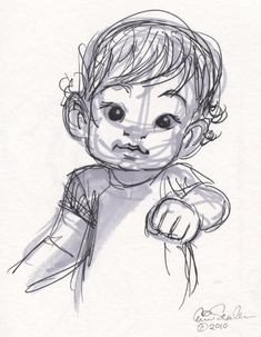 235x303 How To Draw A Baby Girl Posted - Baby Girl Drawing