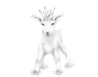 340x270 Baby Goat Drawing Etsy - Baby Goat Drawing