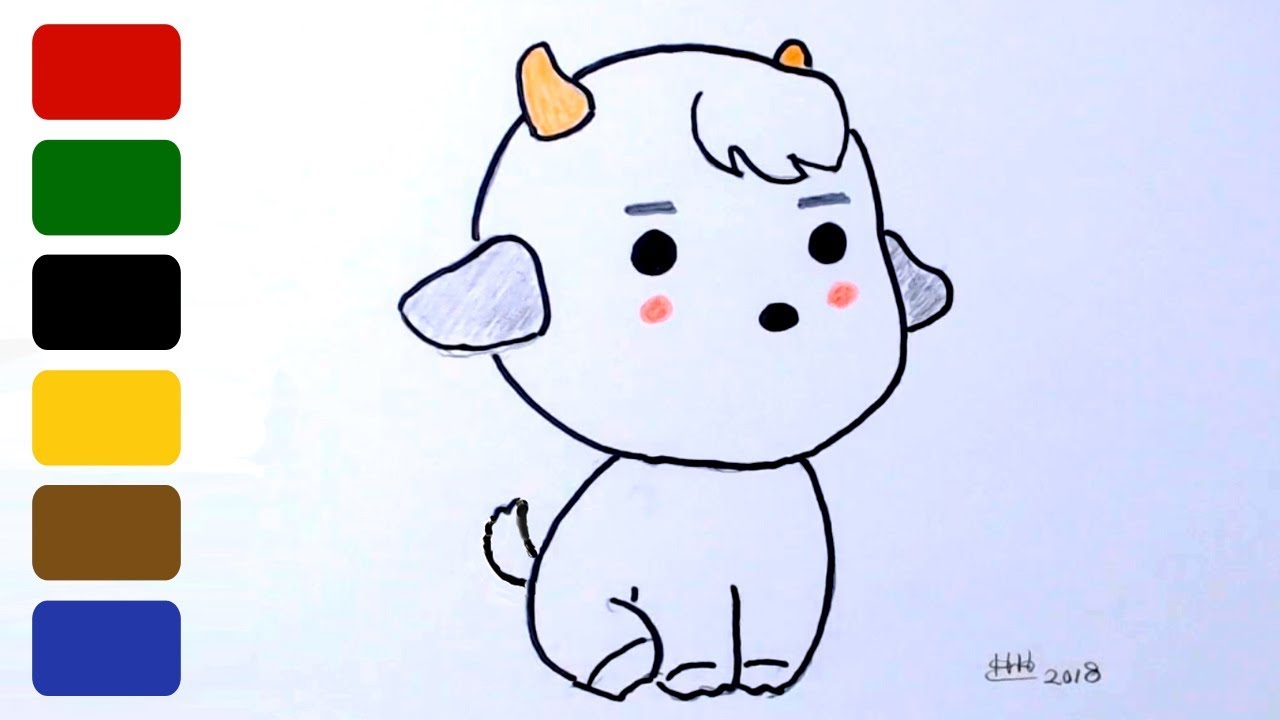 1280x720 How To Draw A Baby Goat - Baby Goat Drawing