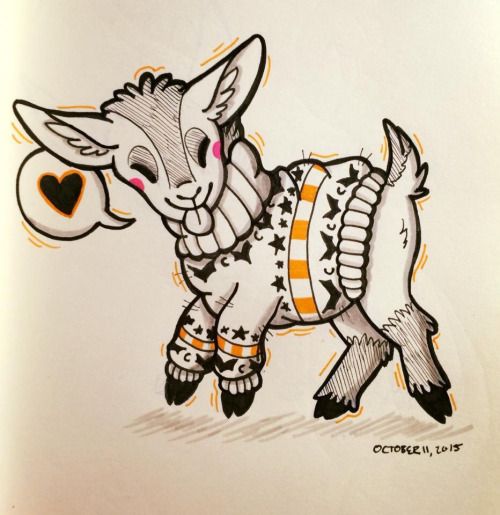 500x515 Image Result For Baby Fainting Goat Drawing The Littlest Things - Baby Goat Drawing