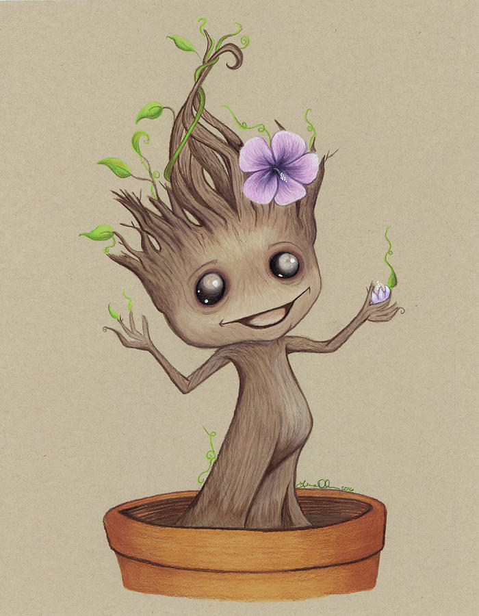 700x900 baby groot drawing - Baby Groot Drawing