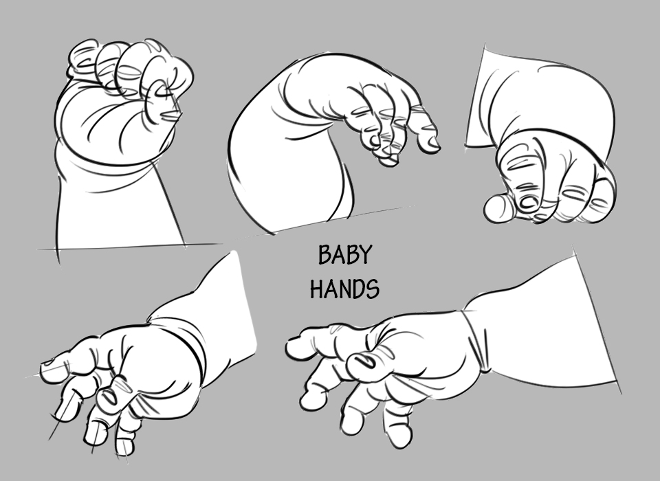 960x700 The Animation Woodpile Hands, Baby, Hands! - Baby Hand Drawing