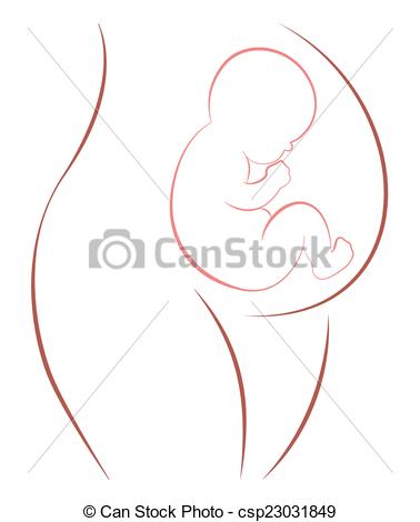 378x470 huge collection of 'pregnancy drawing' download more than - Baby In Womb Drawing