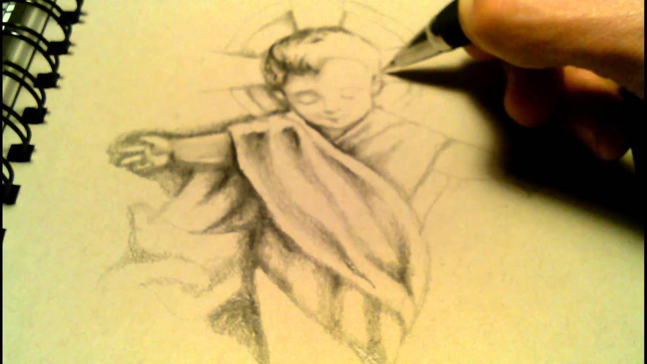 1280x720 drawing baby jesus - Baby Jesus Drawing