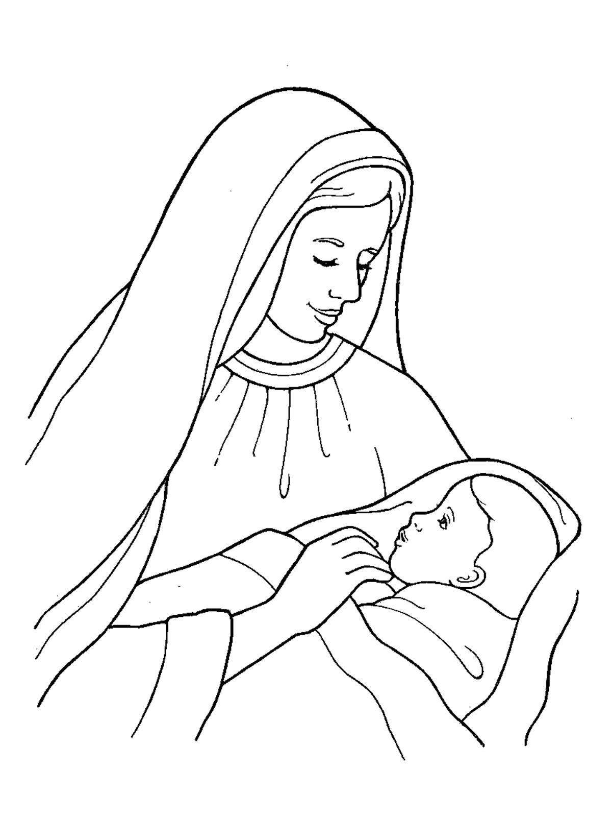 20+ New For Easy Mary And Baby Jesus Drawing