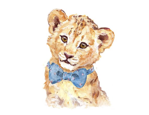 Baby Lion Drawing at PaintingValley.com | Explore collection of Baby ...