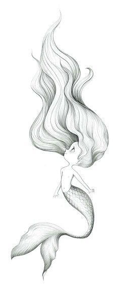236x574 Baby Mermaid Baystyle - Baby Mermaid Drawing