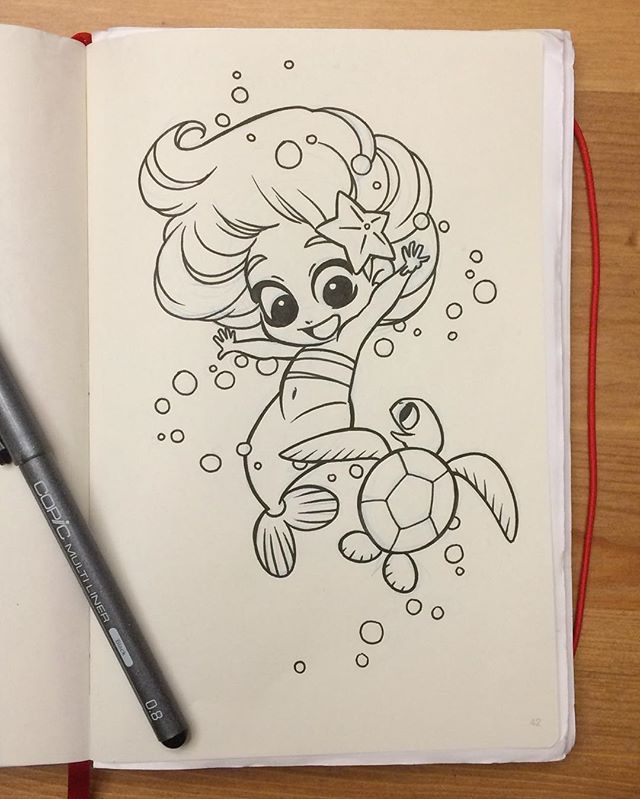 640x799 Mermaid Drawing Drawing Drawings, Disney Drawings, Mermaid - Baby Mermaid Drawing