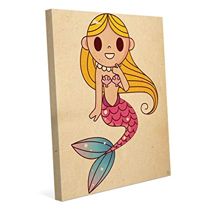 425x425 little mermaid drawing cartoon graphic for childs kids - Baby Mermaid Drawing