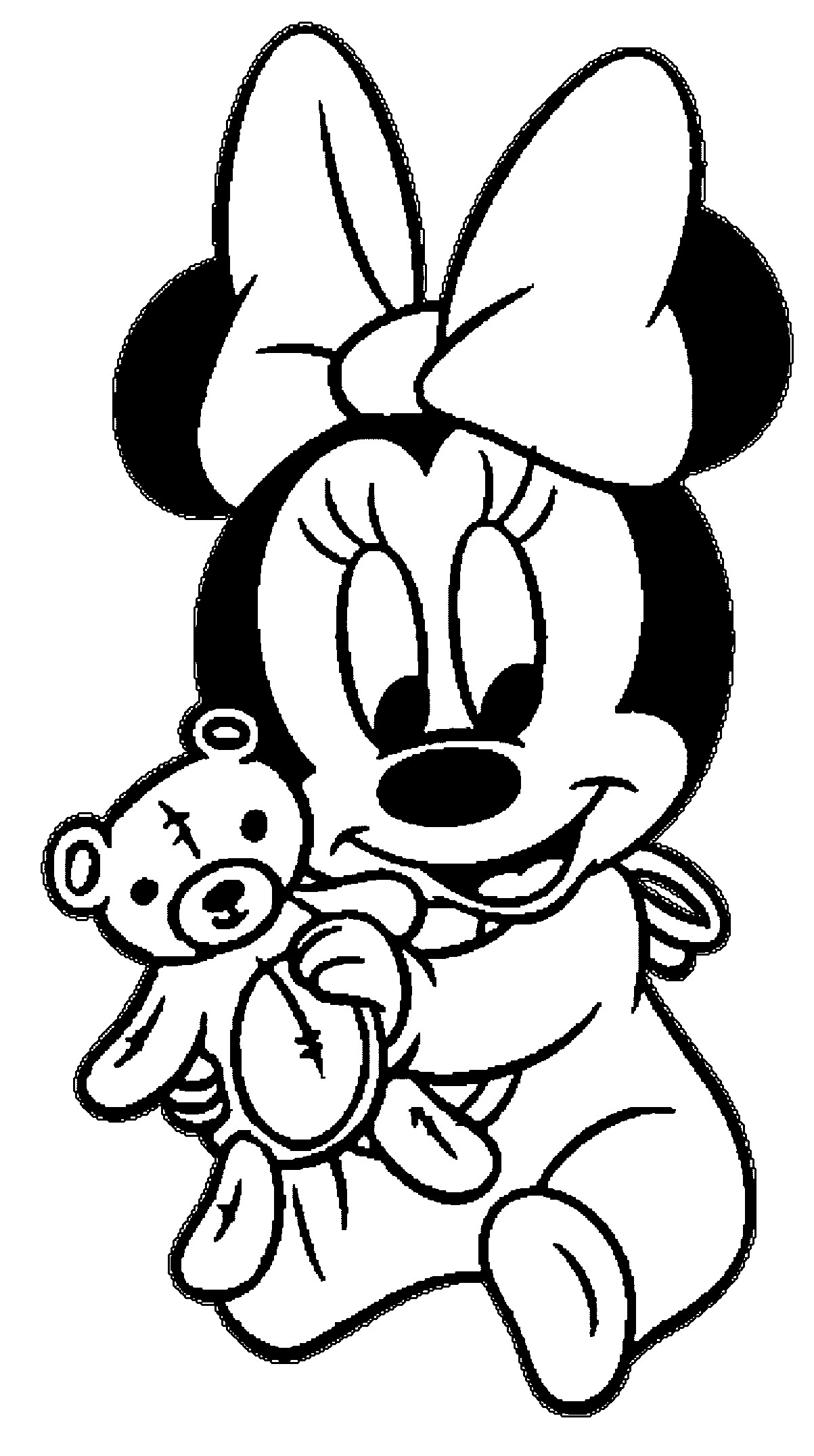 1203x2153 Baby Drawing Mickey Mouse For Free Download - Baby Mickey Mouse Drawing