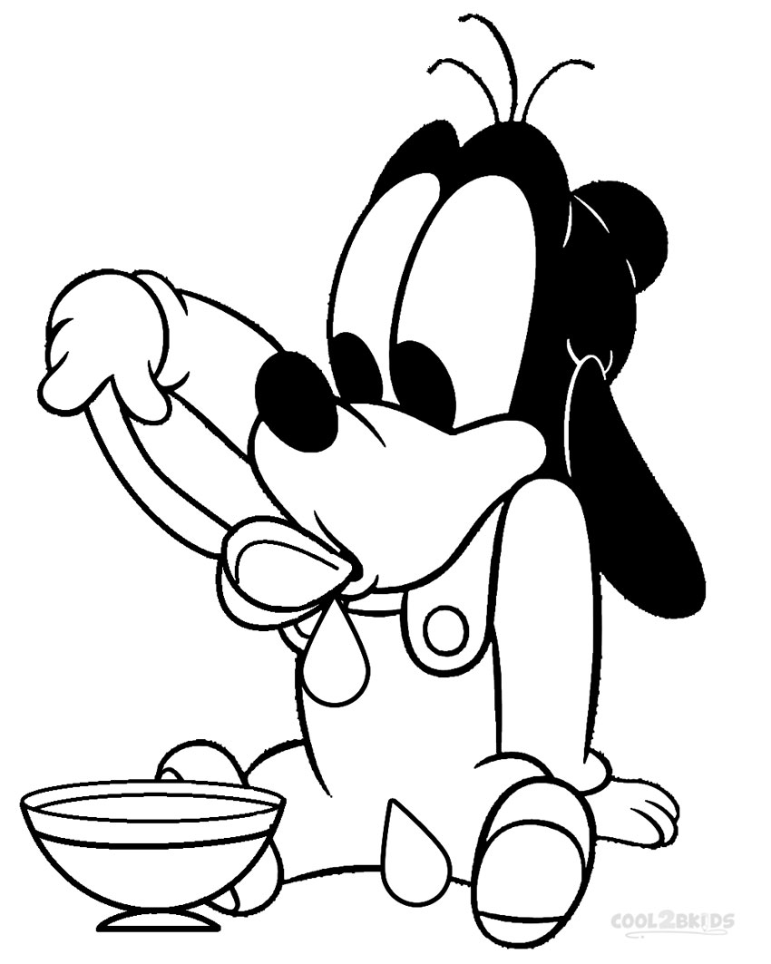 850x1063 Collection Of Baby Mickey Mouse And Friends Coloring Pages - Baby Mickey Mouse Drawing