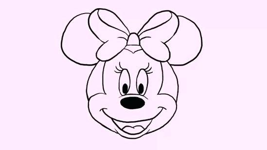 Baby Minnie Mouse Drawing at PaintingValley.com | Explore collection of ...