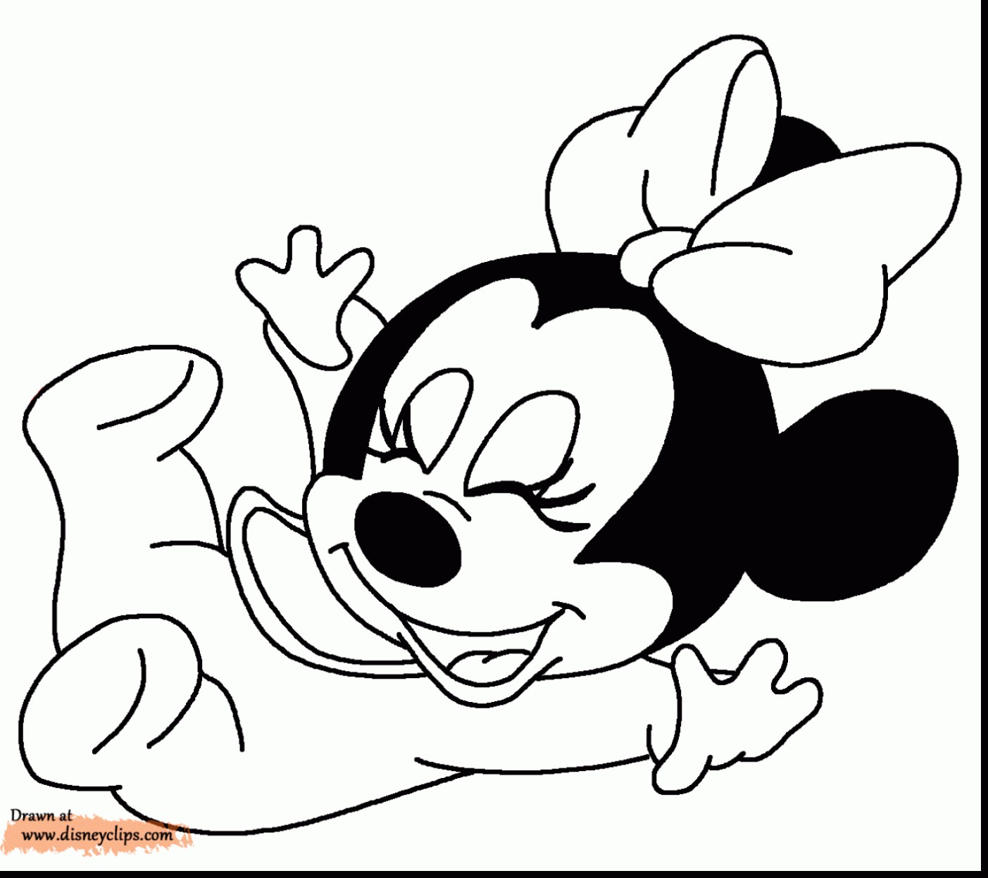 1403x1247 Mickey Mouse Coloring Pages Luxury Mickey And Minnie Mouse Drawing - Baby Minnie Mouse Drawing