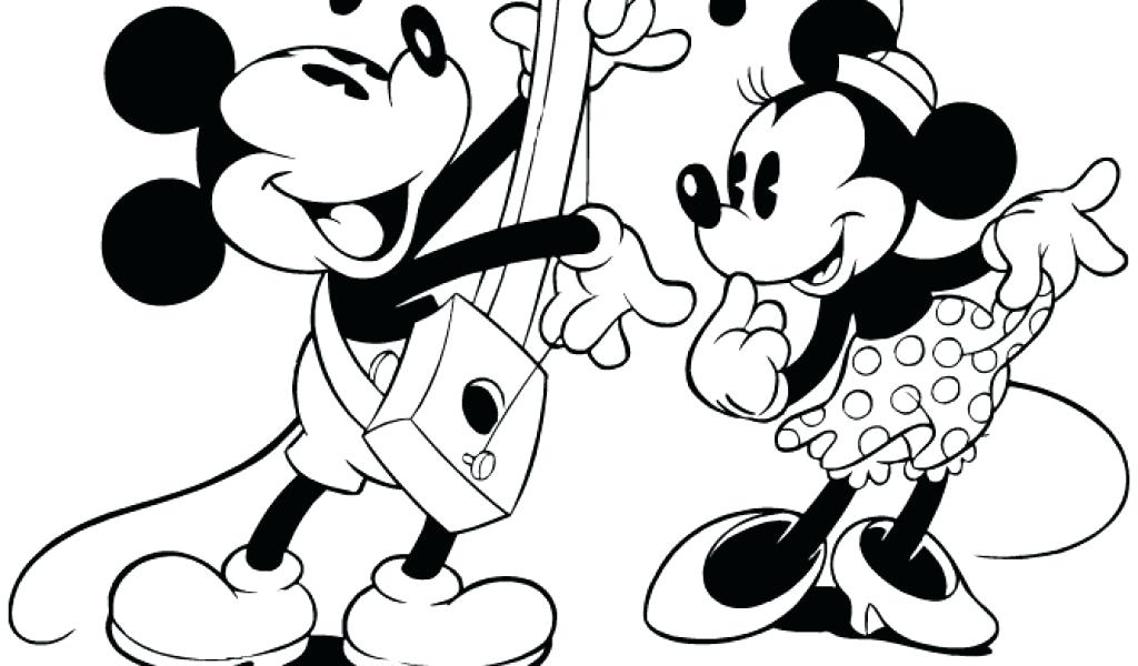 1024x600 Baby Minnie Mouse Christmas Coloring Pages Disney And Mickey - Baby Minnie Mouse Drawing