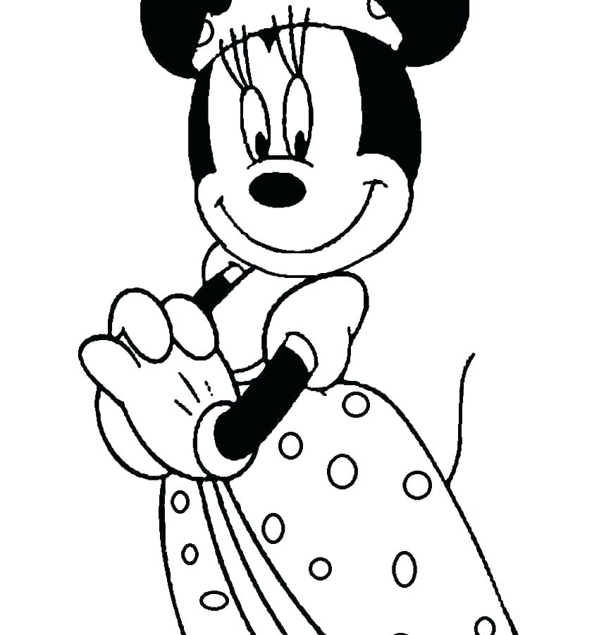 850x900 baby minnie mouse coloring pages minnie mouse coloring pages - Baby Minnie Mouse Drawing