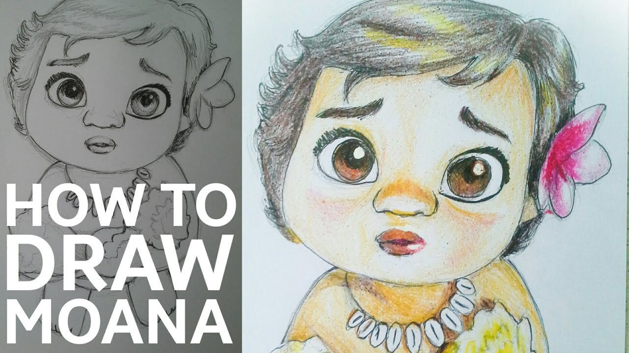 Baby Moana Drawing At Paintingvalley Com Explore Collection Of Baby Moana Drawing