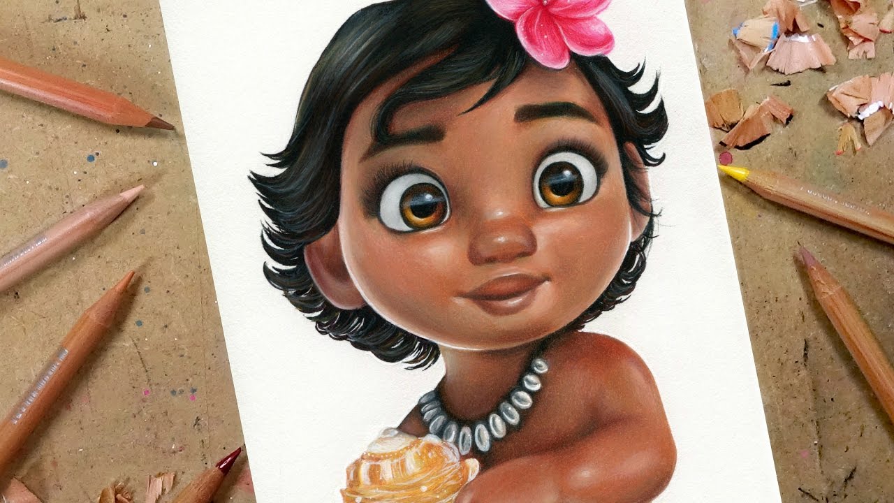 Baby Moana Drawing At Paintingvalley Com Explore Collection Of Baby Moana Drawing