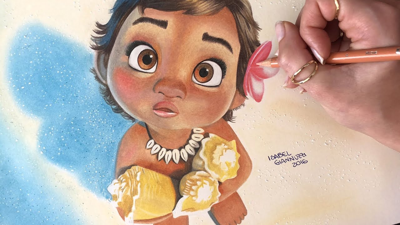 Baby Moana Drawing At Paintingvalley Com Explore Collection Of Baby Moana Drawing