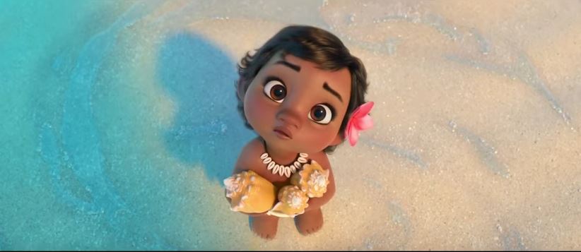 822x357 Learn To Draw - Baby Moana Drawing