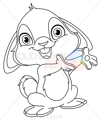 340x403 Stock Illustration Of Black Outline Drawing Of Cartoon Cute Baby - Baby Outline Drawing