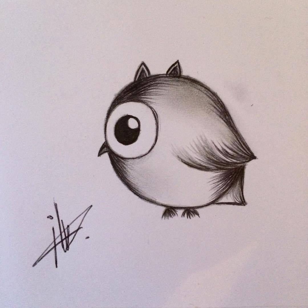1080x1080 mademoiselle julie a kawaii baby owl drawing in minutes ! - Baby Owl Drawing