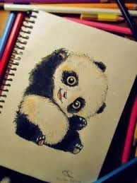 194x259 Cute Baby Panda Drawing - Baby Panda Drawing