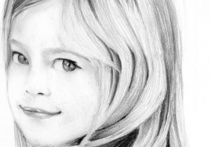 300x210 Cute Baby Pencil Sketch - Baby Pencil Drawing