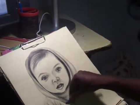 480x360 How To Cute Baby Pencil Sketch - Baby Pencil Drawing