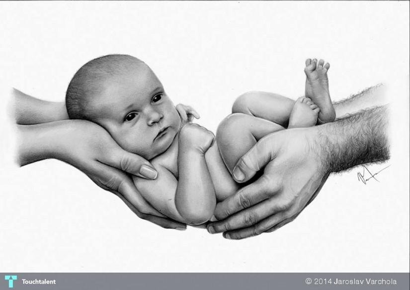 825x583 Little Baby My Pencil Drawing Touchtalent - Baby Pencil Drawing