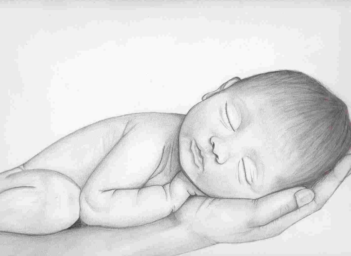 Baby Pencil Drawing At Explore Collection Of Baby