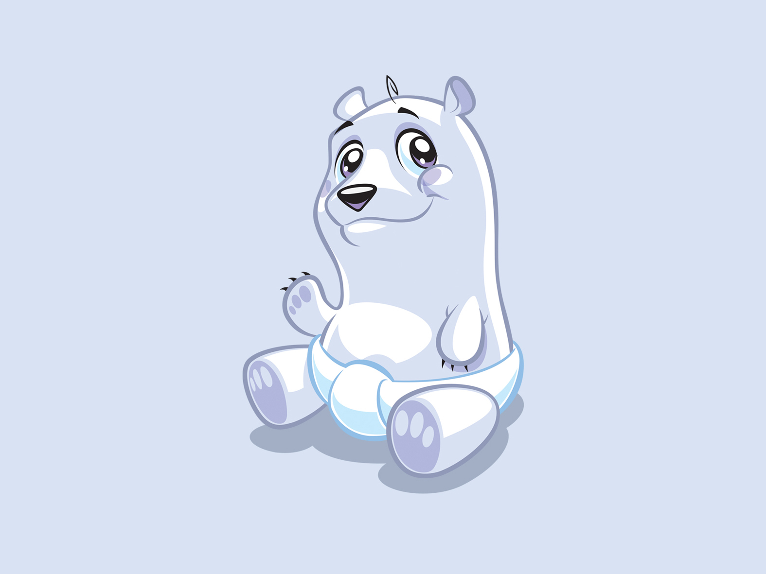 Baby Polar Bear Drawing at PaintingValley.com | Explore collection of ...