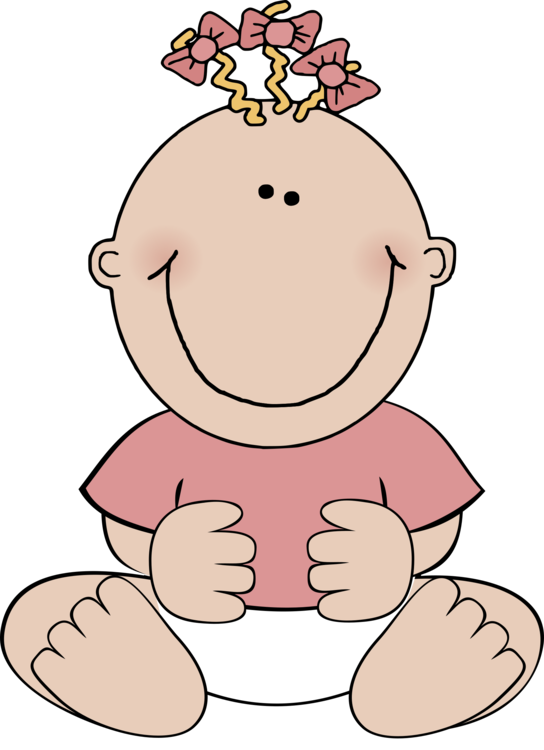 544x750 infant download baby rattle girl drawing cc0 - Baby Rattle Drawing