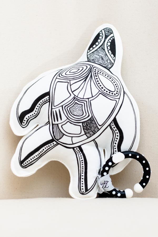 600x900 organic cotton turtle baby rattle toy - Baby Rattle Drawing