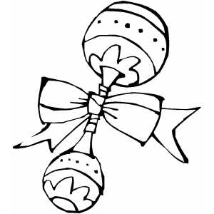 300x300 baby rattle drawing - Baby Rattle Drawing