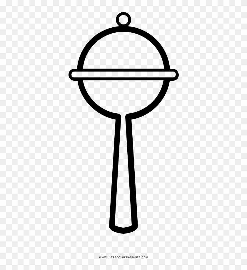 840x917 baby rattle coloring page - Baby Rattle Drawing