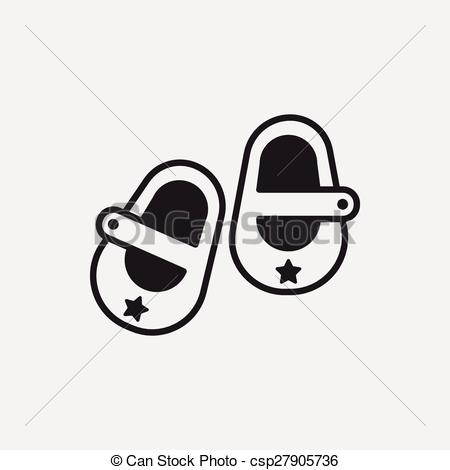 450x470 Baby Shoes Icon - Baby Shoes Drawing