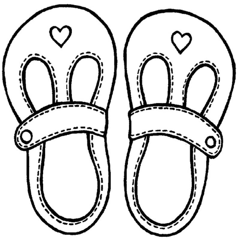 800x800 personal impressions baby's shoes rubber stamp hobbycraft - Baby Shoes Drawing