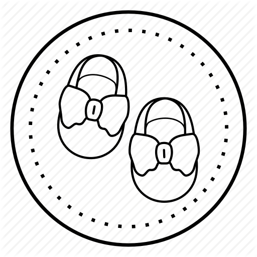 512x512 Baby Booties, Baby Shoes Icon - Baby Shoes Drawing