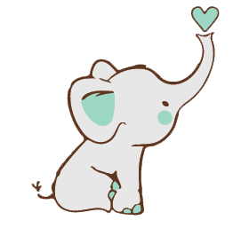 262x257 Cute Baby Elephant Drawings - Baby Shower Drawings