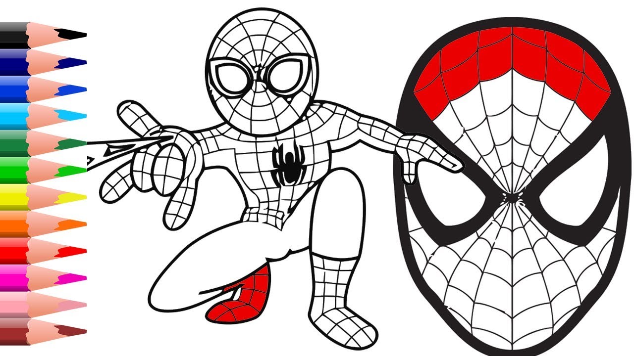 10 Adorable Baby Spiderman Coloring Pages for Little Web-Slingers