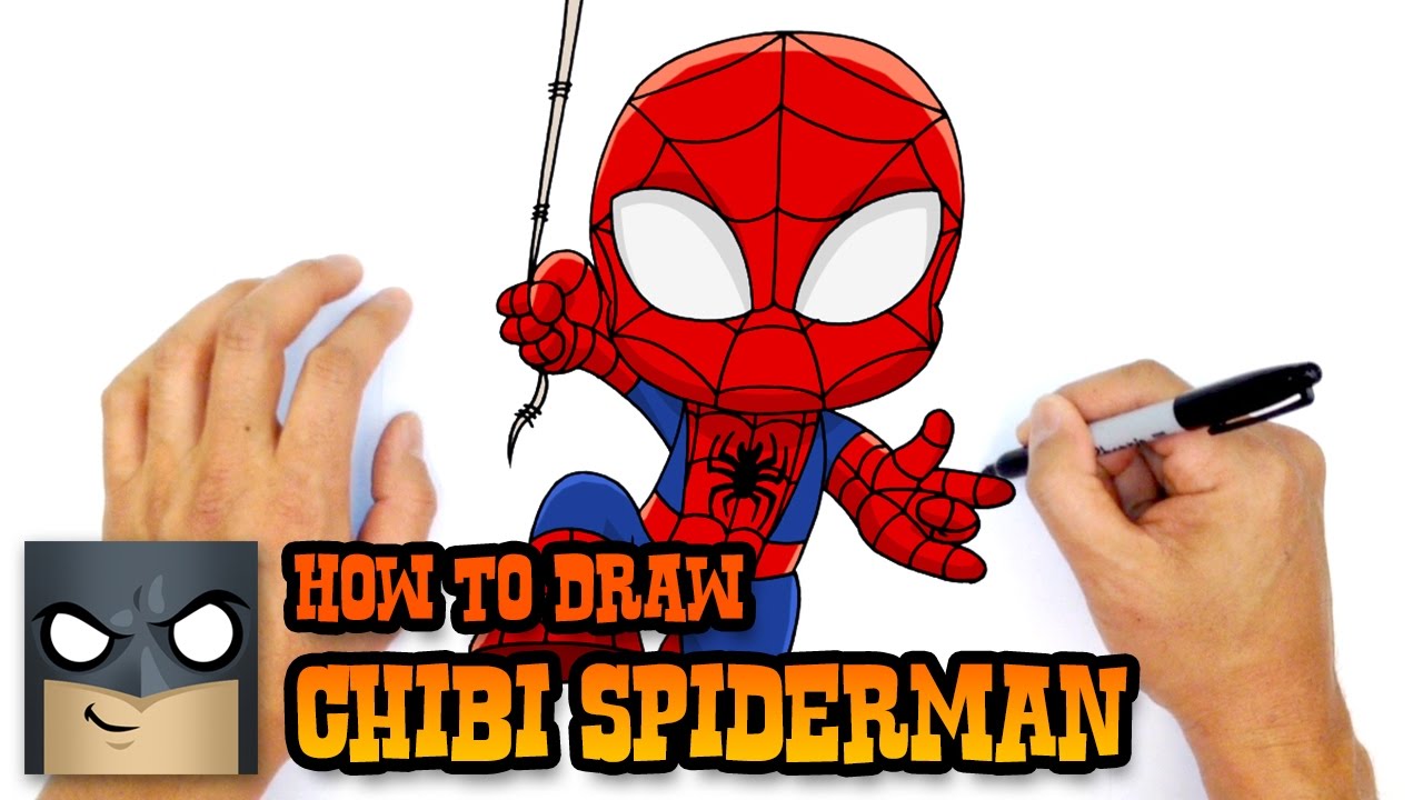 1280x720 How To Draw Spider Man Marvel Comics - Baby Spiderman Drawing