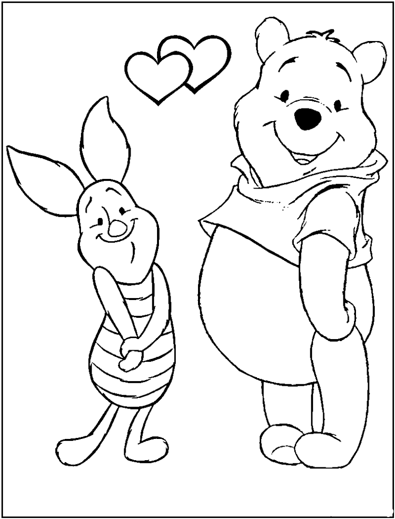 780x1024 Stunning Winnie The Pooh Foroloring Pagesharacters Names - Baby Winnie The Pooh Drawing
