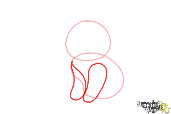 600x400 How To Draw A Baby Wolf - Baby Wolf Drawing