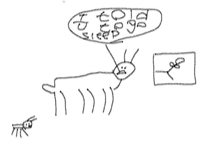 696x538 played a drawing game with friends and i had to draw gazelle - Babysitting Drawing