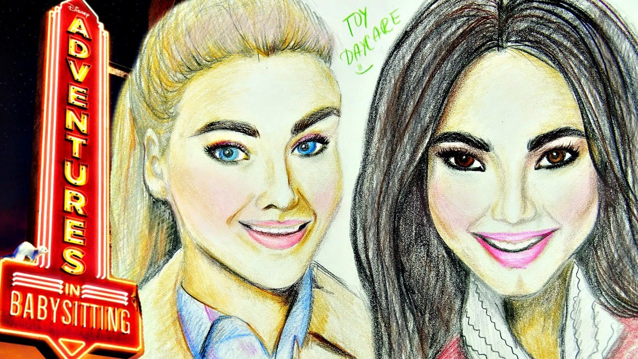 1280x720 Adventures In Babysitting Learn How To Draw Jenny And Lola - Babysitting Drawing