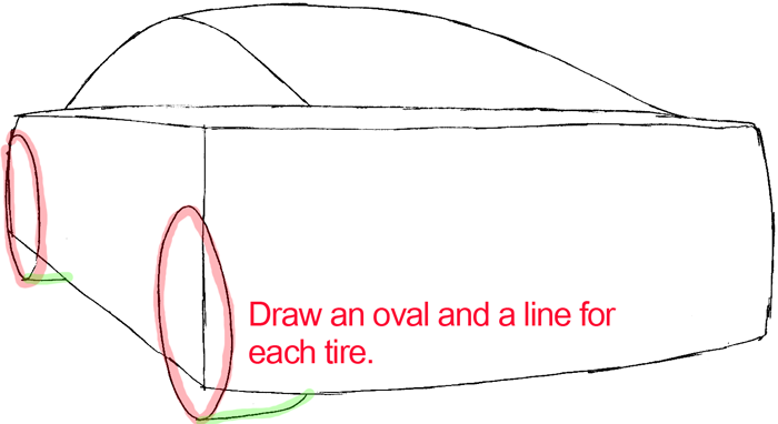 700x382 How To Draw The Back Of A Car With Easy Step - Back Of A Car Drawing