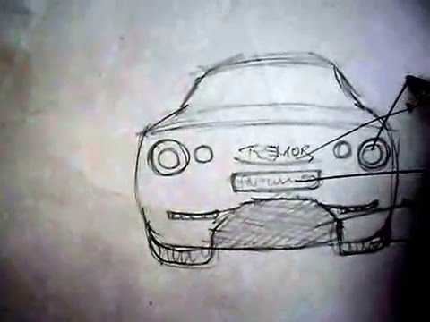 480x360 How To Draw Cars Back Side - Back Of A Car Drawing