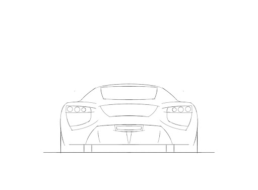 512x377 Car Drawing Tutorial - Back Of A Car Drawing