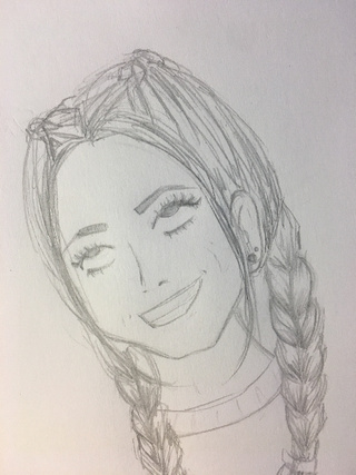 320x427 Attempts Rolling Eyes To Back Of Head - Back Of Head Drawing